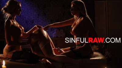 Brittany Bardot and Amber Jayne pussy licking smut from Sinful Raw by Adult Prime