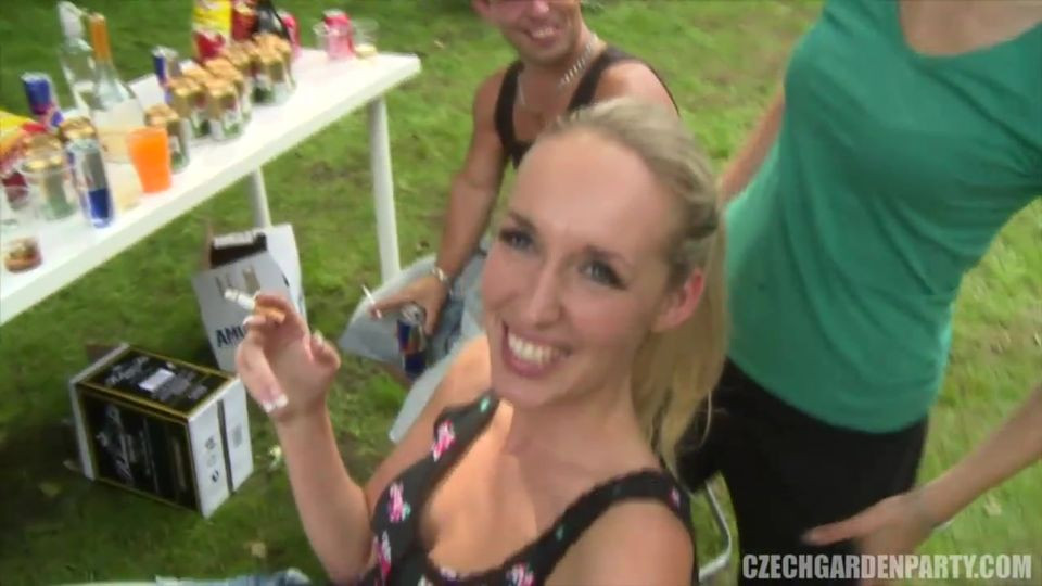 Watch Amateur fingering bang from Czech Garden Party by Czech AV on ePornThot.