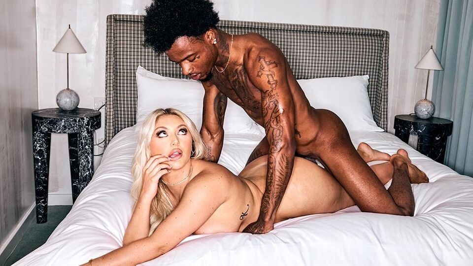 Watch Kayley Gunner oral video from Blacked Raw on ePornThot.