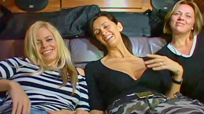 Alicia Rhodes and Angie George blonde scene from Road Trips UK by Real Sex Pass