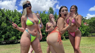 Natalia Queen, Selina Bentz, Amy Quinn and Elana Bunnz butt movie from Cam Soda